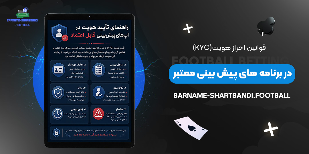 قوانین-احراز-هویت-(KYC)-در-برنامه‌های-پیش‌بینی-معتبر